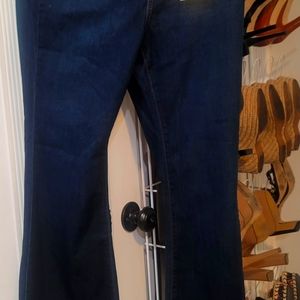 NWT Dark Denim bell bottoms